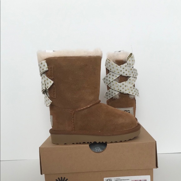 UGG Bailey Bow II Polka Dots Boots - Picture 8 of 8